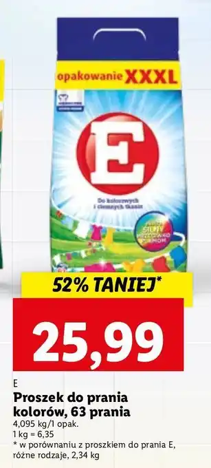 Lidl Proszek do prania białych i jasnych tkanin e oferta