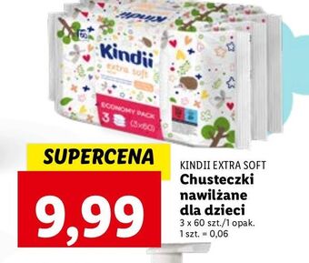 Lidl Chusteczki wilgotne extra soft cleanic kindii oferta