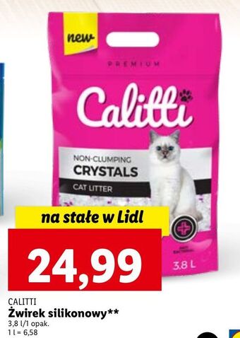 Żwirek silikonowy calitti