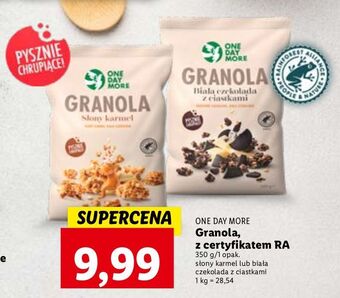 Lidl Granola słony karmel one day more oferta