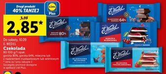 Lidl Czekolada mleczna truskawkowa e. wedel oferta