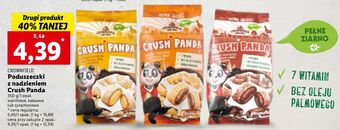 Lidl Płatki śniadaniowe waniliowe crownfield crush panda oferta