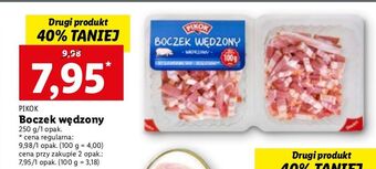 Lidl Boczek wędzony surowy pikok oferta