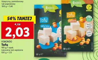 Lidl Tofu o smaku naturalnym vemondo oferta