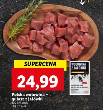 Lidl Mięso wołowe na gulasz z jałówki marks oferta