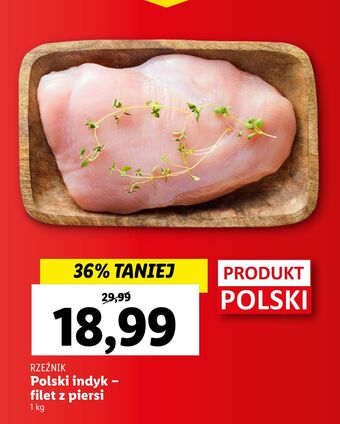 Lidl Filet z piersi indyka rzeźnik codzienna dostawa oferta