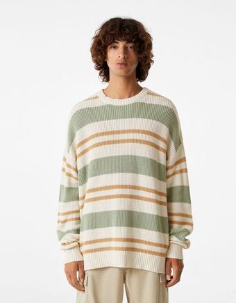 Bershka Sweter w poziome paski oferta