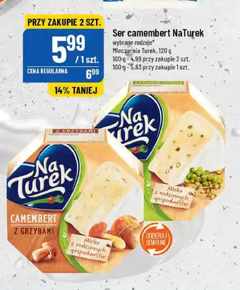 Auchan Ser camembert z grzybami 1 SZT 120 G oferta