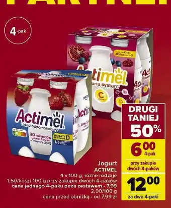 Auchan Jogurt pomergranate blueberries maca 1 OPAK 4 BTL 100 G oferta