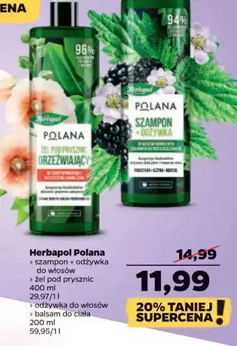 Netto Balsam do ciała kojący melisa-truskawka herbapol polana oferta