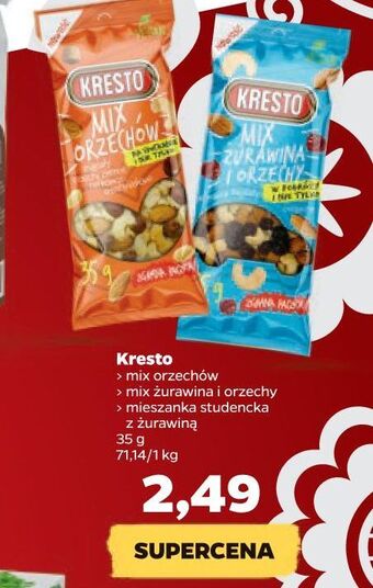 Netto Mix żurawina i orzechy kresto oferta