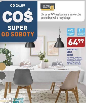 ALDI Obrus 138 x 250 cm home creation oferta