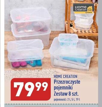 ALDI Pojemniki przezroczyste home creation oferta
