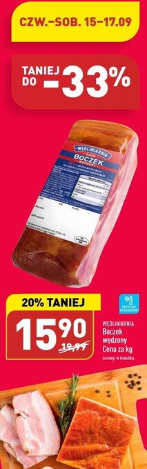 ALDI Boczek wędzony parzony wędliniarnia classic oferta