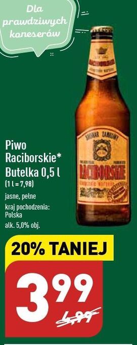 ALDI Piwo raciborskie klasyczne oferta