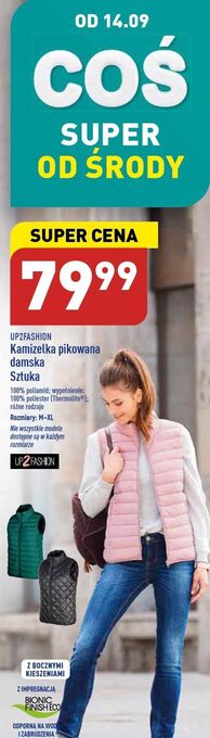 ALDI Kamizelka pikowana m-xl up2fashion oferta