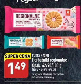 ALDI Herbatniki biszkoptowe cukry nyskie oferta