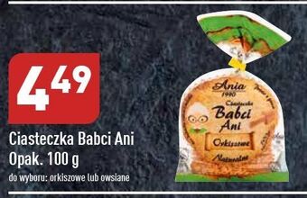 ALDI Ciasteczka babci ani orkiszowe ania bio babci ani oferta