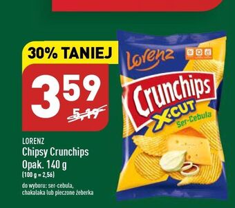 ALDI Chipsy ser-cebula crunchips x-cut oferta