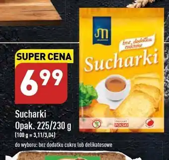 ALDI Sucharki bez dodatku cukrów mamut oferta