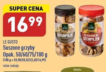 ALDI Grzyby suszone le gusto oferta