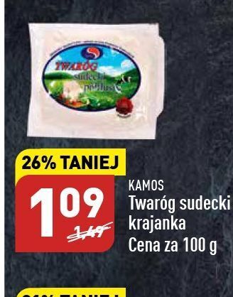 ALDI Twaróg sudecki półtłusty kamos oferta