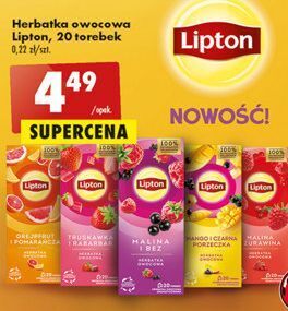 Biedronka Herbata grejpfrut i pomarańcza lipton oferta