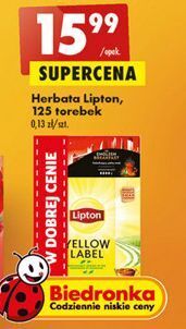Herbata lipton yellow label tea
