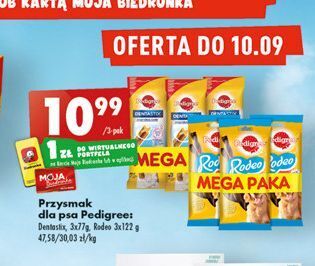 Biedronka Przysmak dla psa pedigree rodeo oferta
