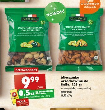 Biedronka Mieszanka orzechów z czarną oliwką gustobello oferta