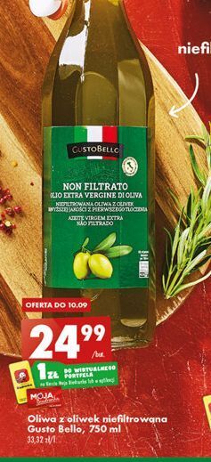 Biedronka Oliwa z oliwek non filtrato gustobello oferta