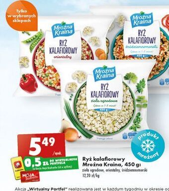 Biedronka Ryż kalafiorowy zioła ogrodowe mroźna kraina oferta