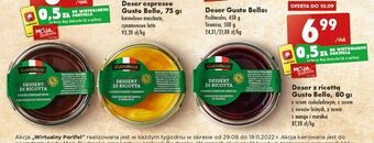 Biedronka Deser di ricotta z sosem czekoladowym gustobello oferta