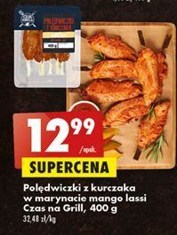 Biedronka Polędwiczki z kurczaka marynata mango lassi czas na grill oferta