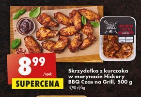 Biedronka Skrzydełka z kurczaka w marynacie hickory bbq czas na grill oferta