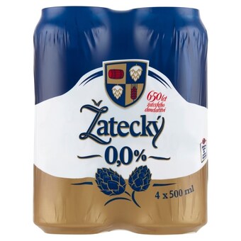 Społem Szczecin Žatecký piwo bezalkoholowe 4 x 500 ml oferta
