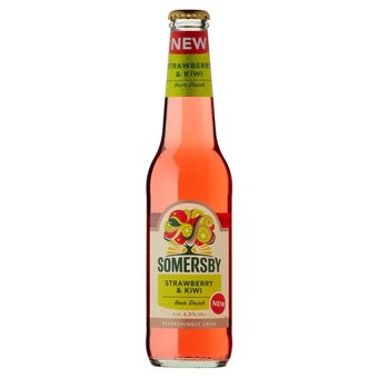 Społem Somersby napój piwny o smaku truskawki i kiwi 400 ml oferta