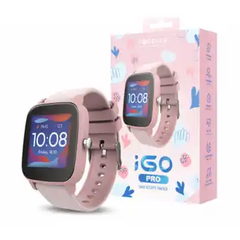 Auchan Forever - smartwatch zegarek różowy – igo pro jw-200 oferta