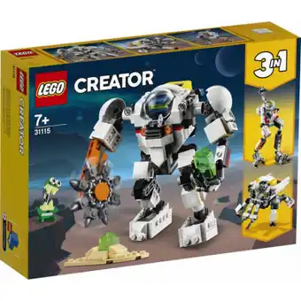 Auchan Lego - creator 3w1 - kosmiczny robot górniczy 31115 oferta