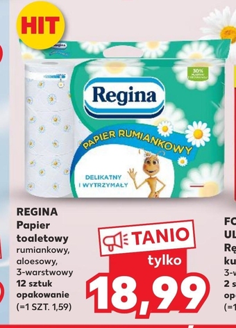 Kaufland Regina papier rumiankowy 12 rolek oferta