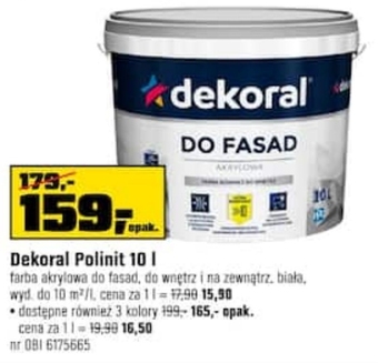 OBI Farba akrylowa dekoral oferta