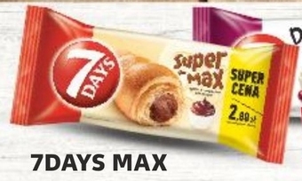Kaufland 7 days super max rogalik z nadzieniem kakaowym 110 g oferta