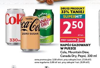 Dealz Napój ginger ale canada dry oferta
