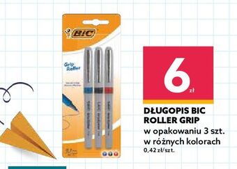 Dealz Długopisy mix kolorów bic grip roller oferta