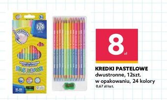 Dealz Kredki pastelowe dwustronne astra oferta