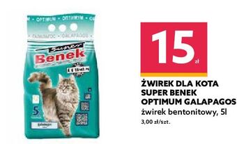 Dealz Żwirek dla kota galapagos super benek oferta