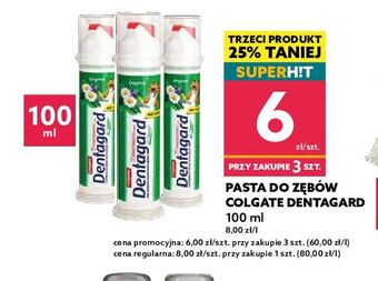 Dealz Pasta do zębów z pompką colgate dentagard oferta