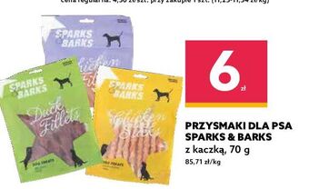 Dealz Przysmak dla psa paski kaczka sparks & barks oferta