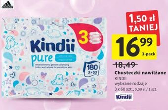 Intermarche Chusteczki wilgotne pure cleanic kindii oferta