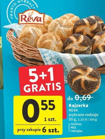 Intermarche Kajzerka z sezamem reva oferta